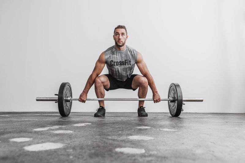 Camouflage Men's Nobull Crossfit sleeveless Camo T-Shirts | RTBIGM-516